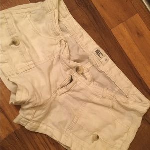 American Eagle white shorts.